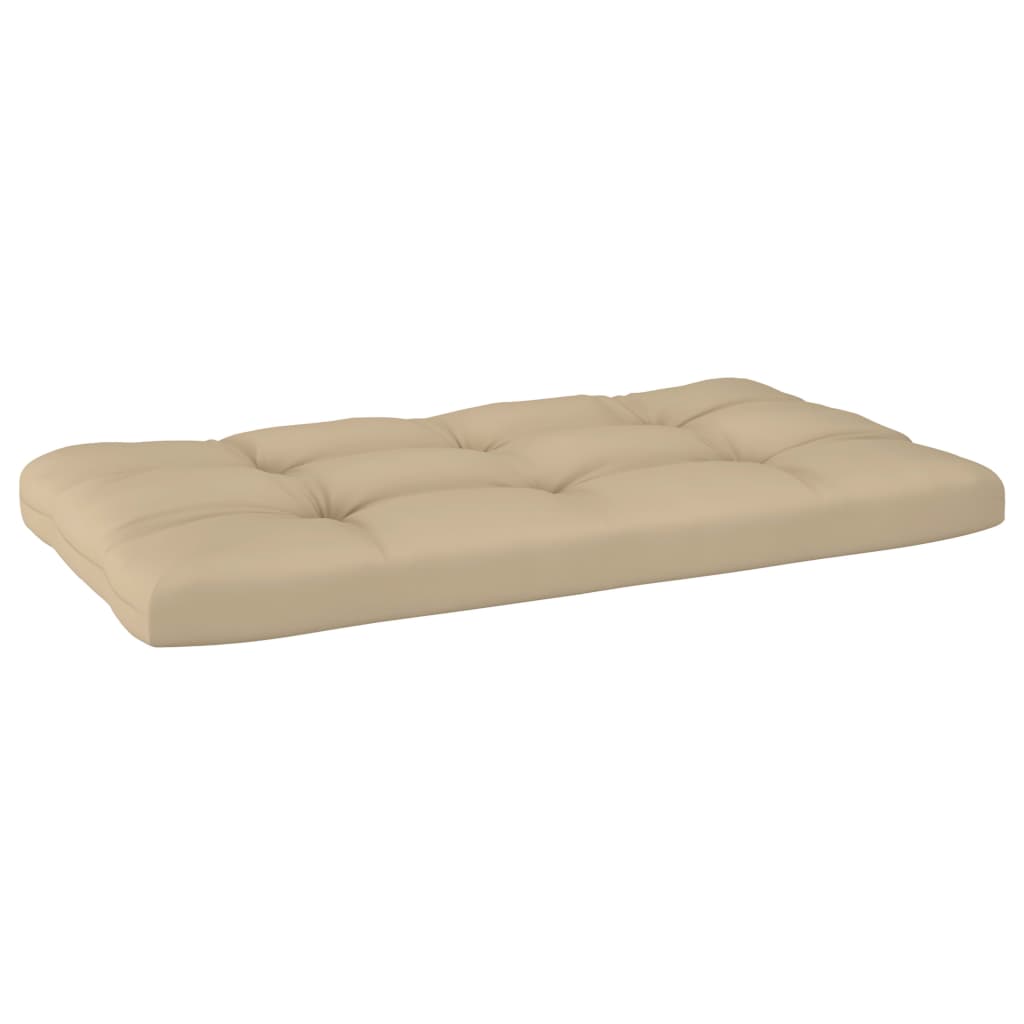 2-Sitzer-Palettensofa mit Kissen Grau Imprägniertes Kiefernholz