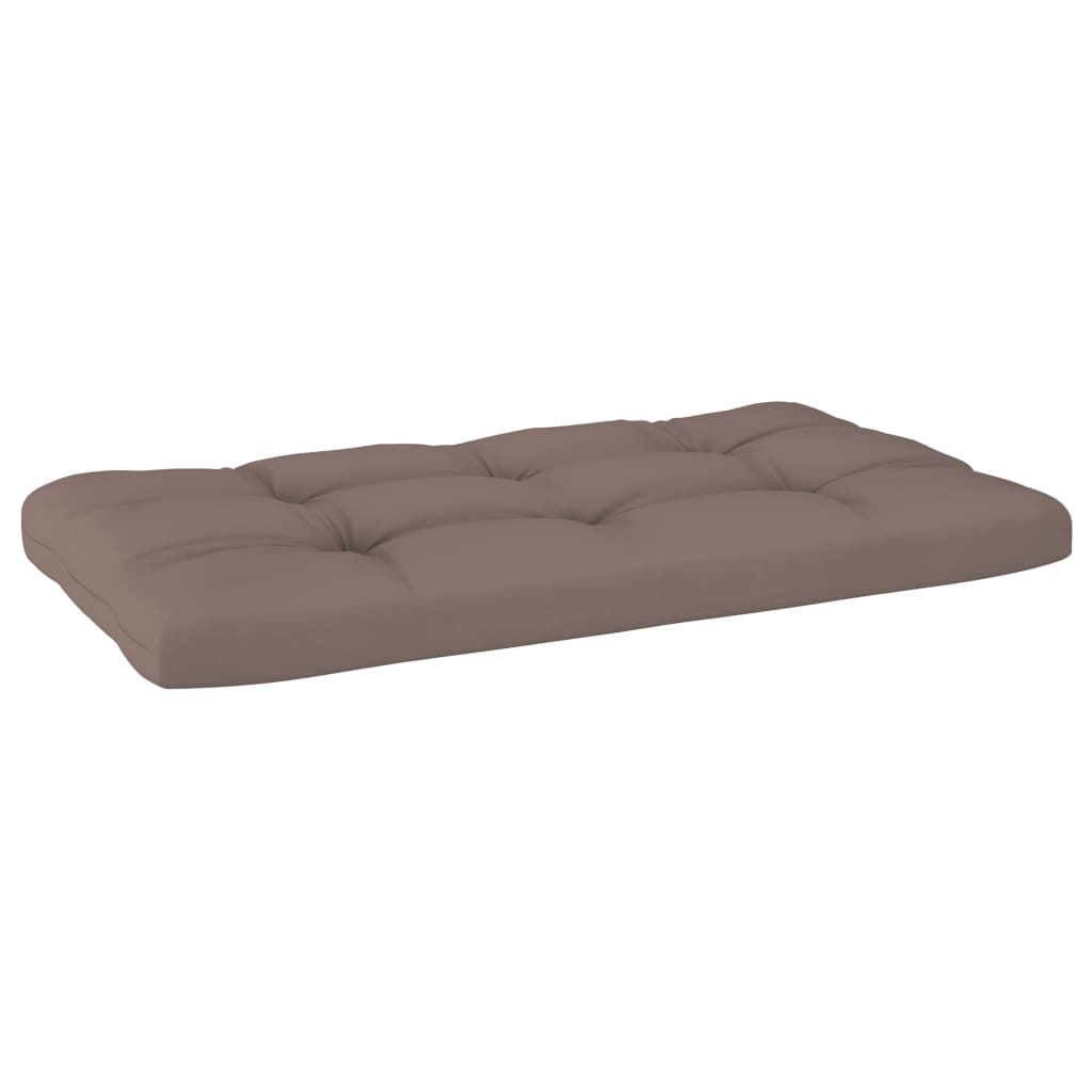 2-Sitzer-Palettensofa mit Kissen Grau Imprägniertes Kiefernholz