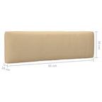 2-Sitzer-Palettensofa Weiß Imprägniertes Kiefernholz