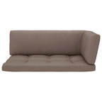 2-Sitzer-Palettensofa Weiß Imprägniertes Kiefernholz