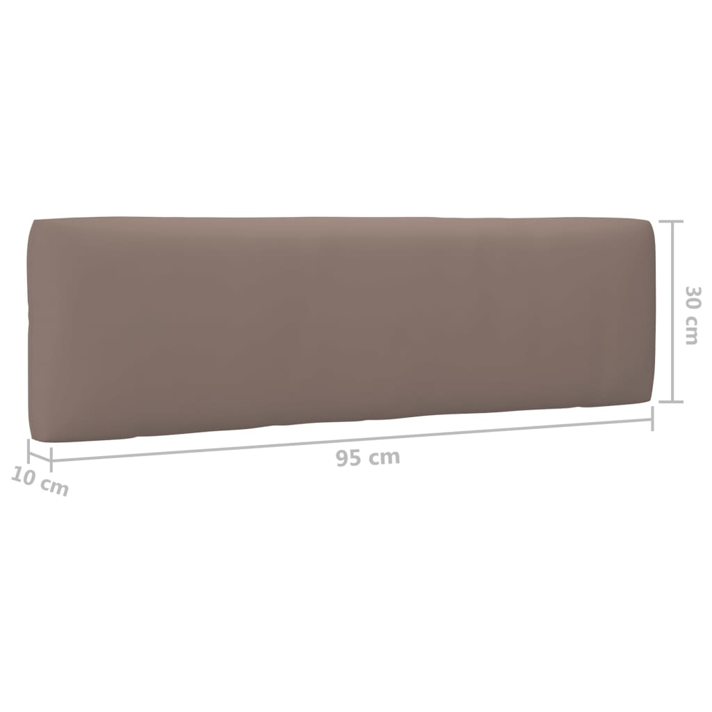 2-Sitzer-Palettensofa Weiß Imprägniertes Kiefernholz