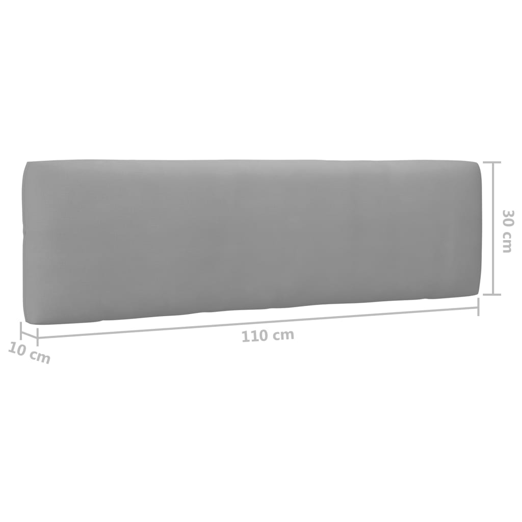4-tlg. Paletten-Lounge-Set Weiß Imprägniertes Kiefernholz