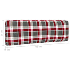 4-tlg. Paletten-Lounge-Set mit Kissen Imprägniertes Kiefernholz