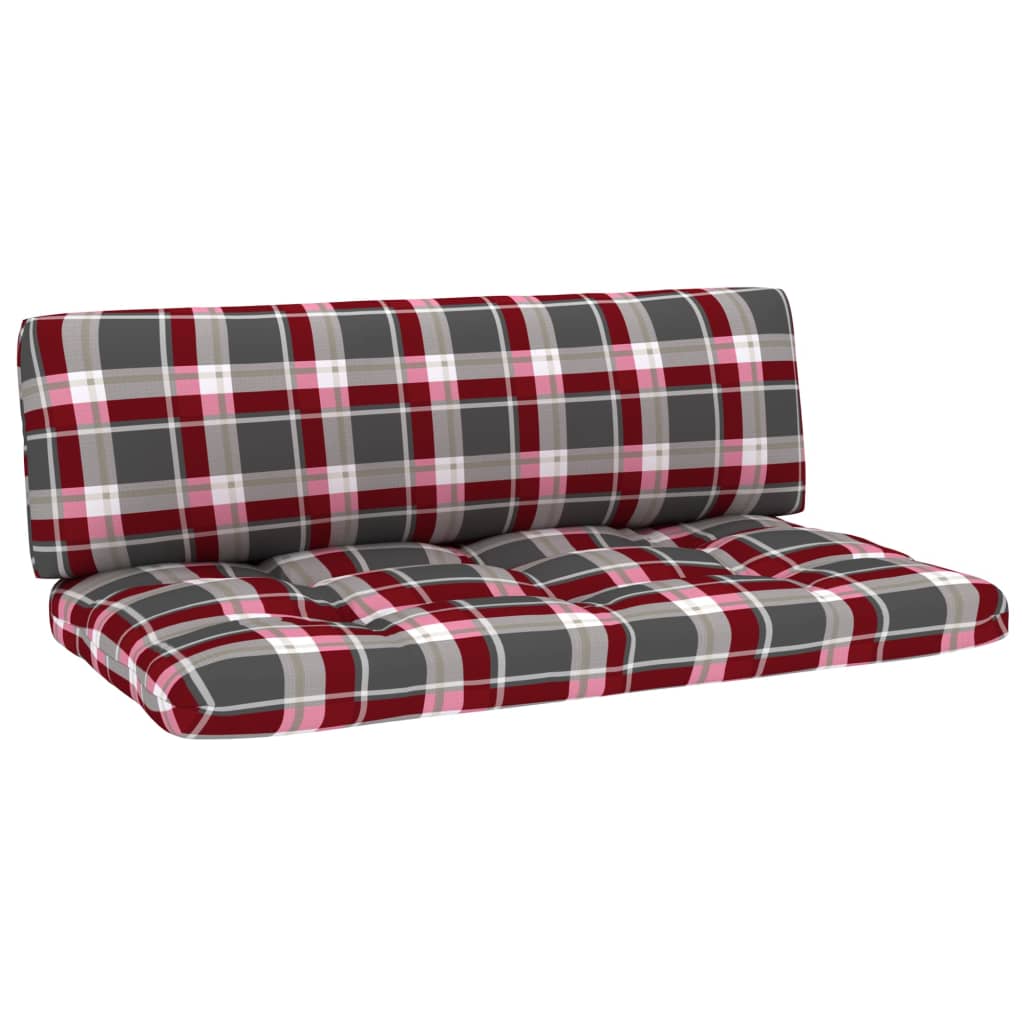 4-tlg. Paletten-Lounge-Set mit Kissen Imprägniertes Kiefernholz