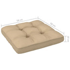 4-tlg. Paletten-Lounge-Set Weiß Imprägniertes Kiefernholz