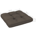 4-tlg. Paletten-Lounge-Set Weiß Imprägniertes Kiefernholz
