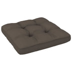 4-tlg. Paletten-Lounge-Set Weiß Imprägniertes Kiefernholz