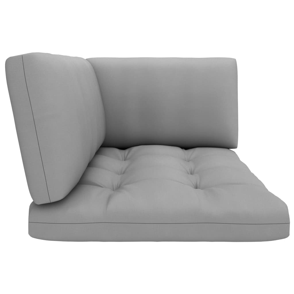 6-tlg. Paletten-Lounge-Set Weiß Imprägniertes Kiefernholz