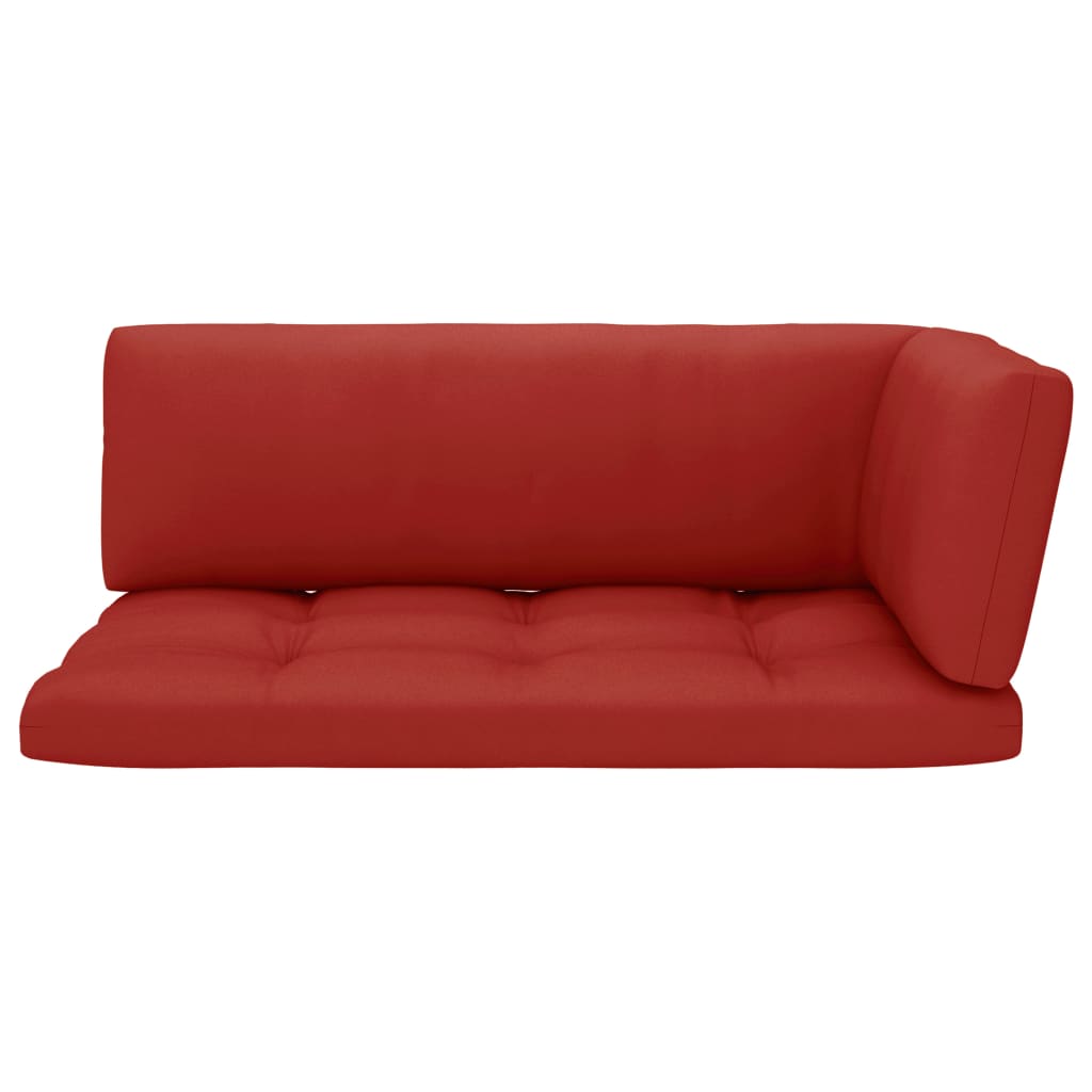 6-tlg. Paletten-Lounge-Set Weiß Imprägniertes Kiefernholz