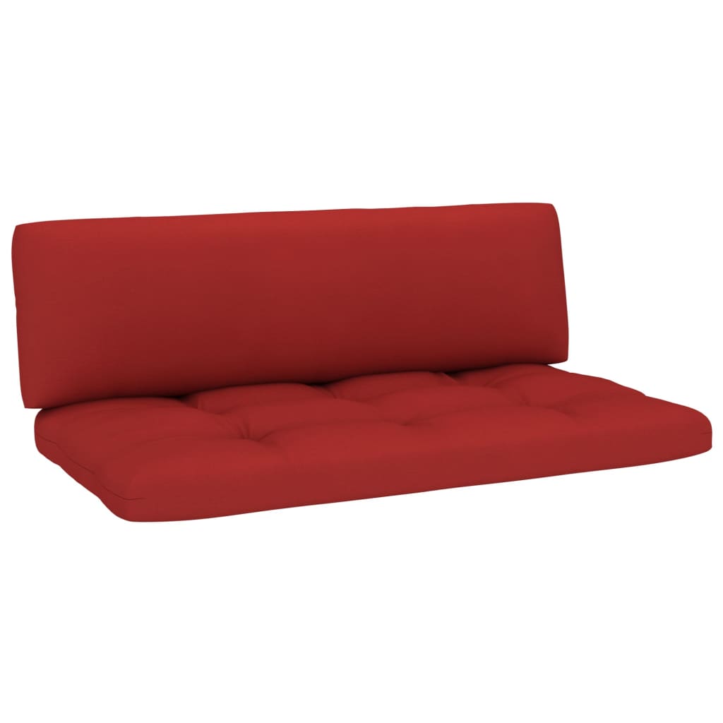 6-tlg. Paletten-Lounge-Set Weiß Imprägniertes Kiefernholz