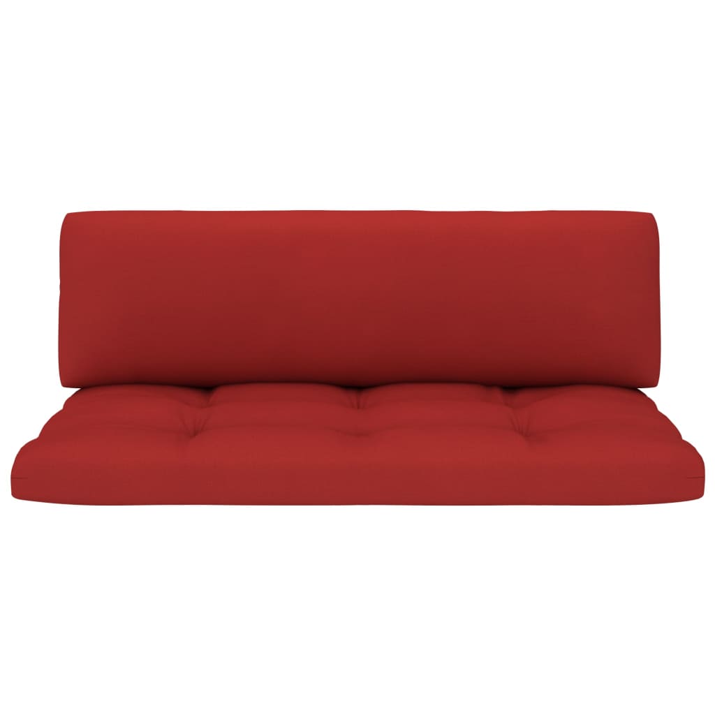 6-tlg. Paletten-Lounge-Set Weiß Imprägniertes Kiefernholz