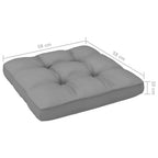 6-tlg. Paletten-Lounge-Set Weiß Imprägniertes Kiefernholz
