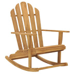 Adirondack-Schaukelstuhl Massivholz Teak