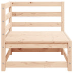 3-tlg. Garten-Lounge-Set Massivholz Kiefer