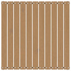2-tlg. Garten-Lounge-Set Kissen Honigbraun Massivholz Kiefer