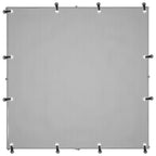 Hundezwinger Silbern 110x110x110 cm Stahl