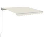 Markise Automatisch Einziehbar 300x250 cm Creme