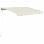 Markise Manuell Einziehbar 350x250 cm Creme
