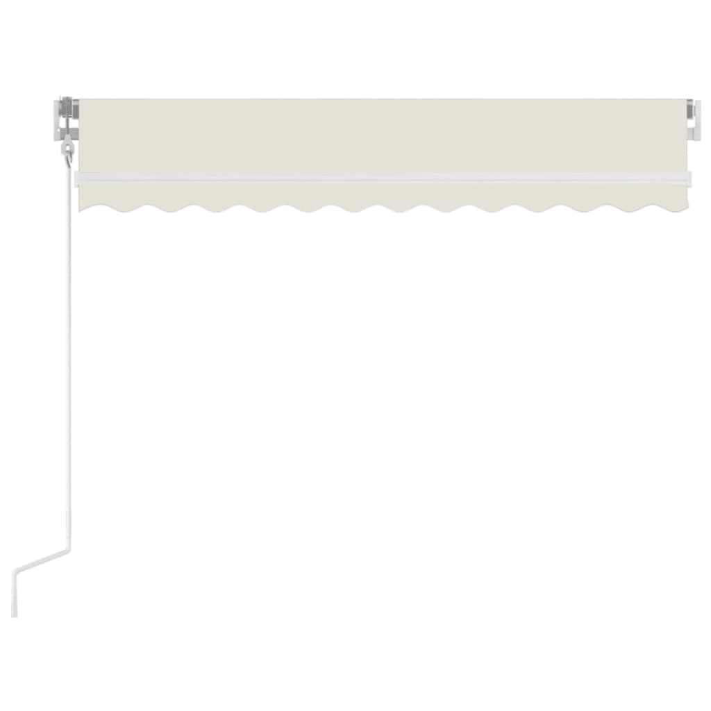 Markise Manuell Einziehbar 350x250 cm Creme