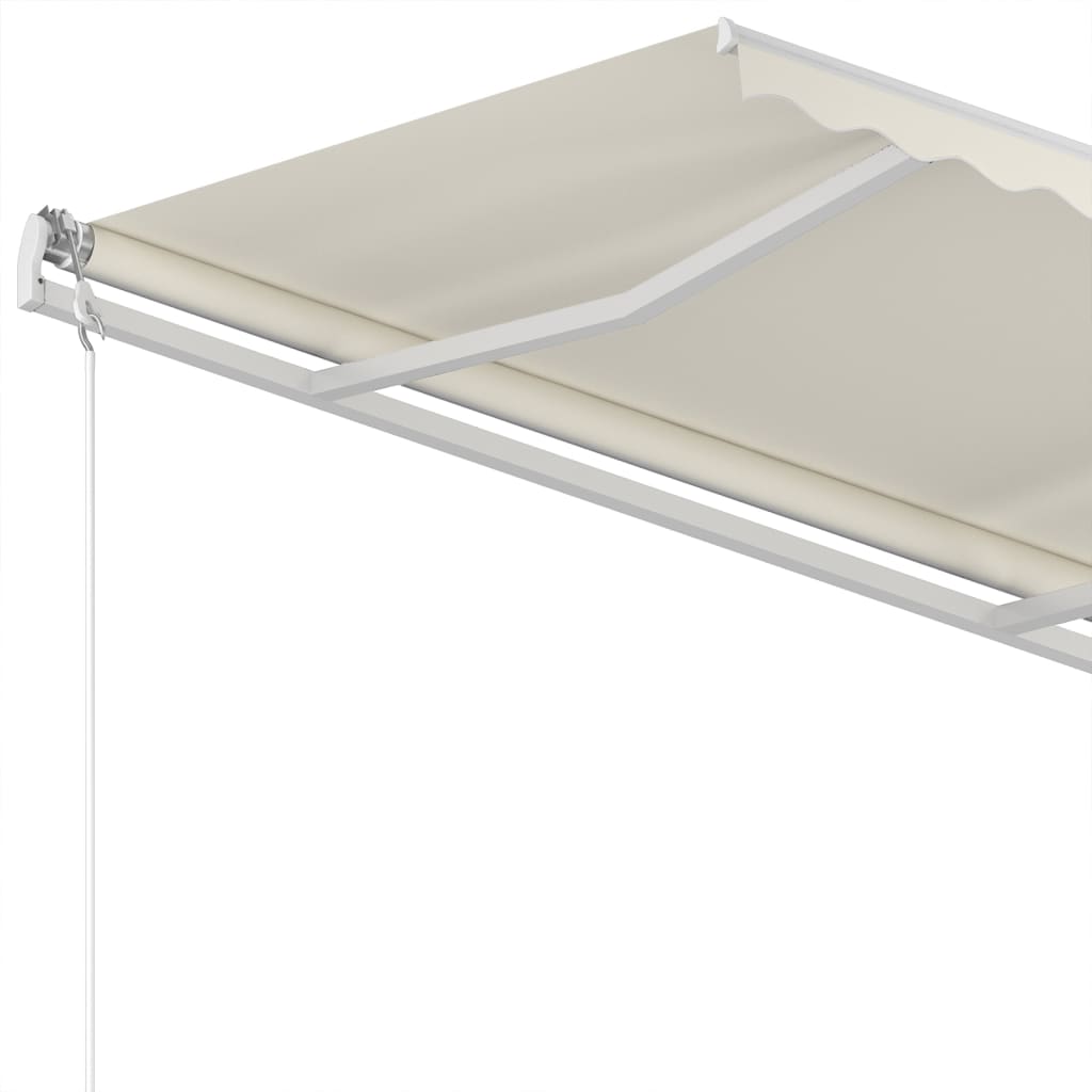 Markise Manuell Einziehbar 350x250 cm Creme