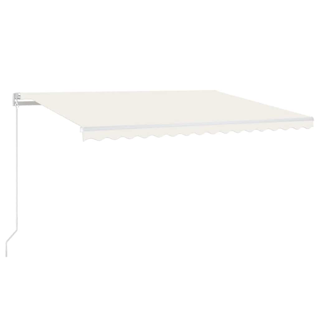Markise Automatisch Einziehbar 450x300 cm Creme