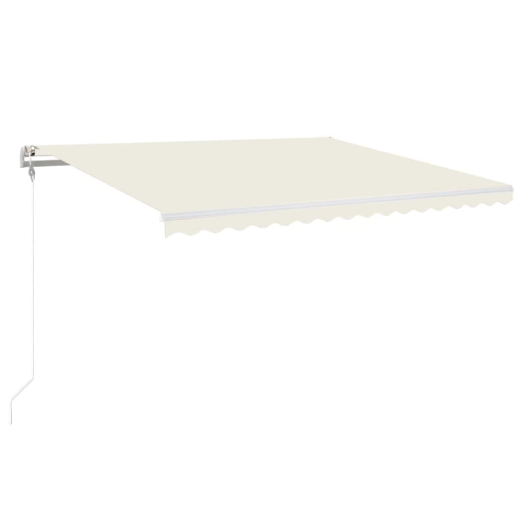 Markise Automatisch Einziehbar 450x350 cm Creme
