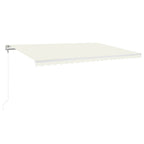 Markise Automatisch Einziehbar 500x350 cm Creme