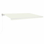 Automatische Markise mit LED & Windsensor 500x350 cm Creme