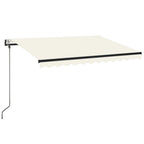 Automatische Markise mit LED & Windsensor 350x250 cm Creme
