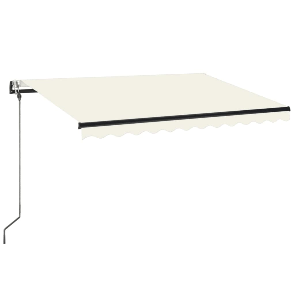 Automatische Markise mit LED & Windsensor 350x250 cm Creme