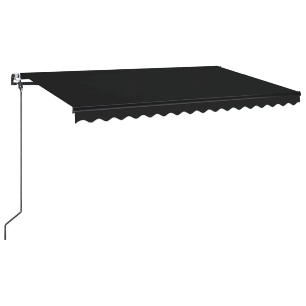Markise Automatisch Einziehbar 400x350 cm Anthrazit