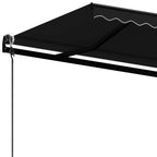 Markise Automatisch Einziehbar 500x350 cm Anthrazit