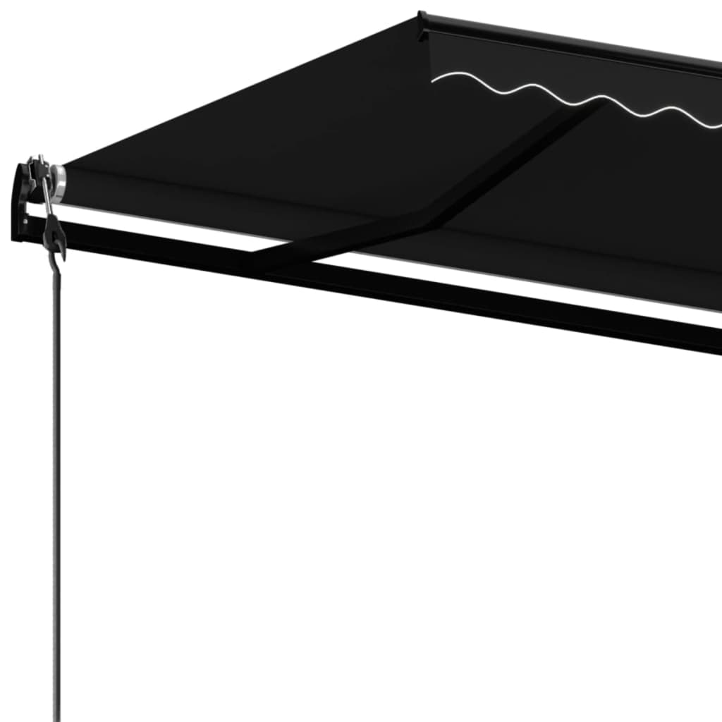 Markise Automatisch Einziehbar 500x350 cm Anthrazit
