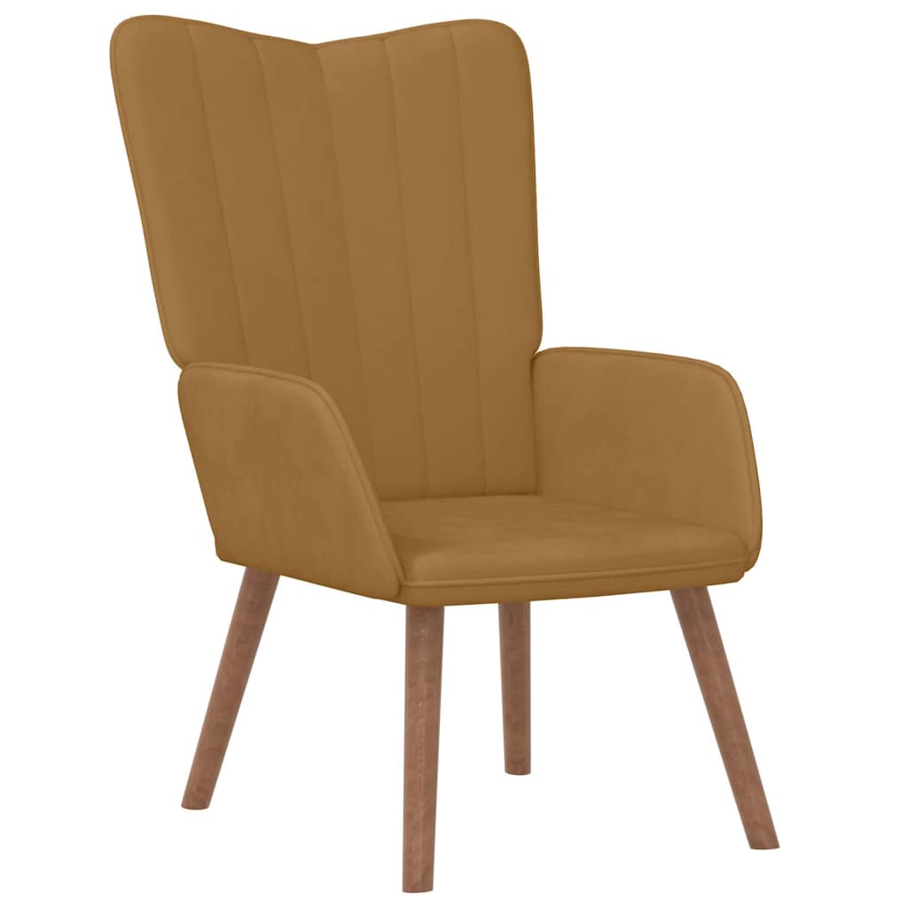 Relaxsessel Braun Samt