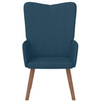 Relaxsessel Blau Samt