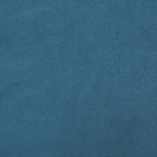 Relaxsessel mit Hocker Blau Samt