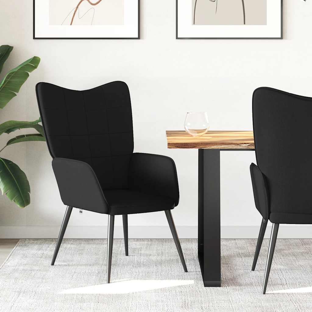 Relaxsessel Schwarz Stoff
