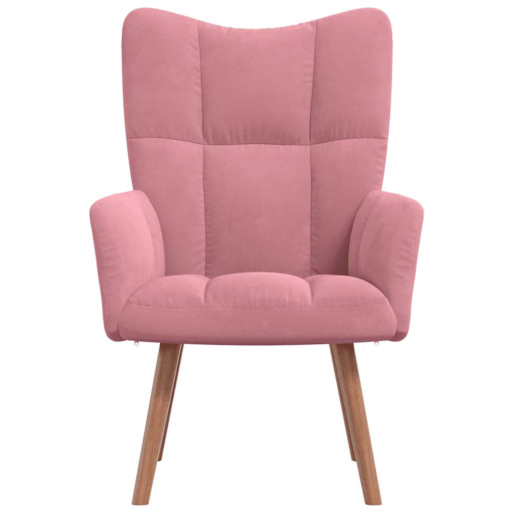 Relaxsessel Rosa Samt