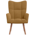 Relaxsessel Braun Samt