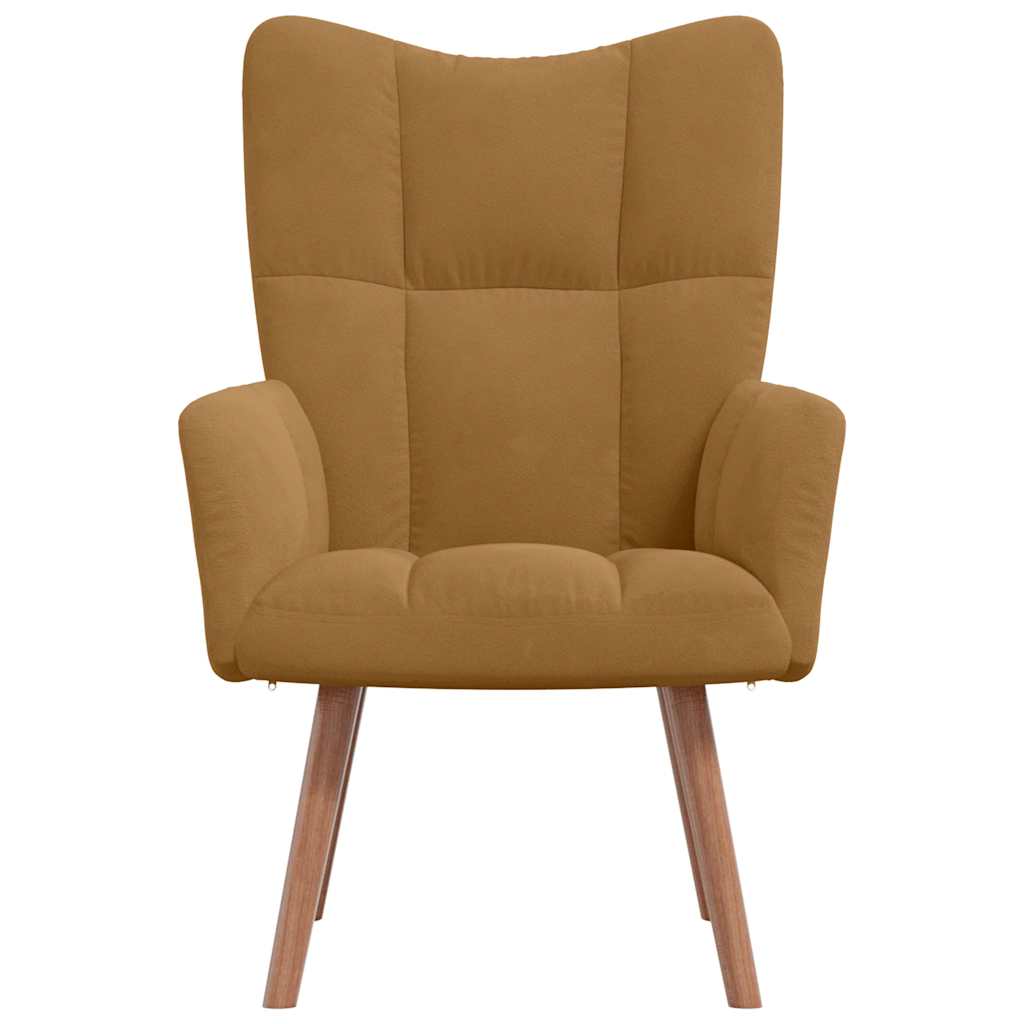 Relaxsessel Braun Samt
