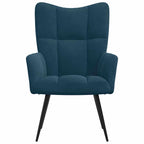 Relaxsessel Blau Samt