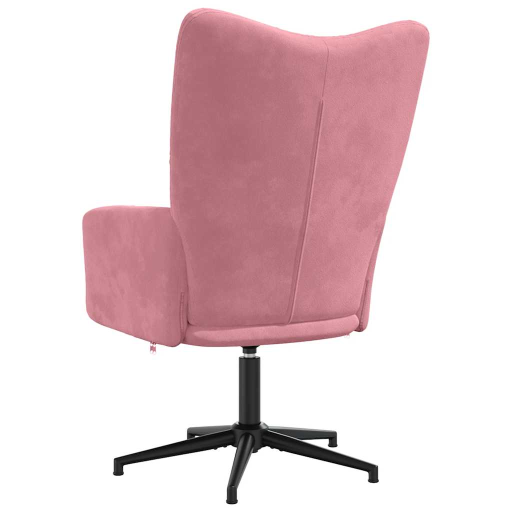 Relaxsessel Rosa Samt