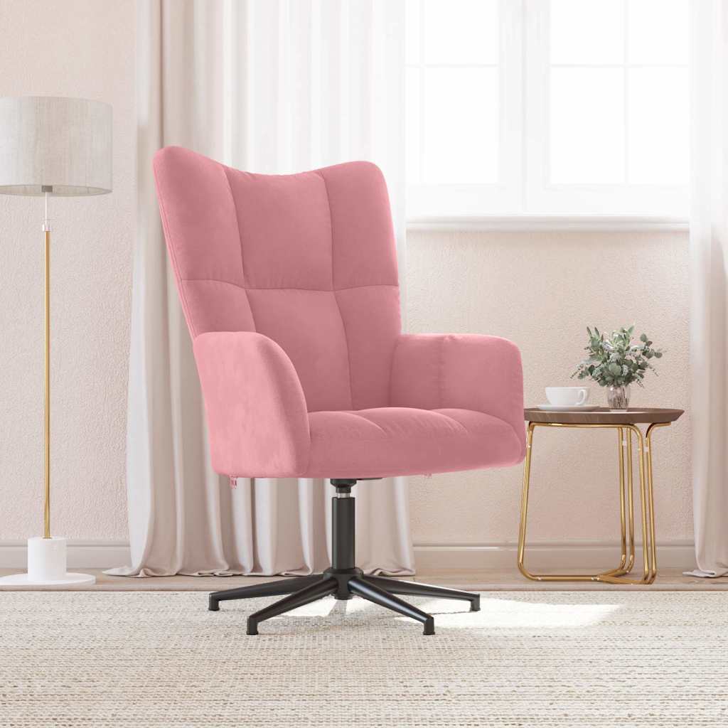 Relaxsessel Rosa Samt