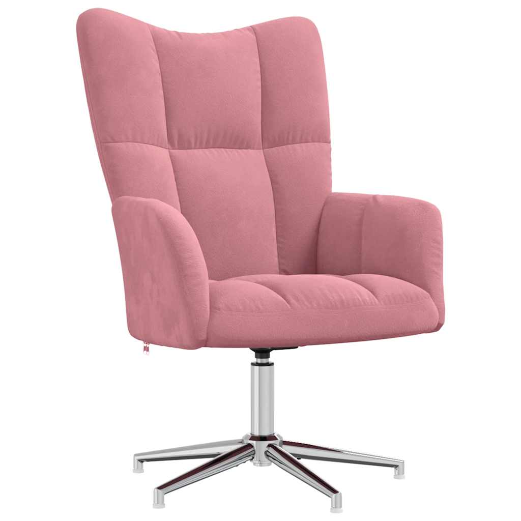 Relaxsessel Rosa Samt