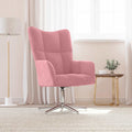 Relaxsessel Rosa Samt