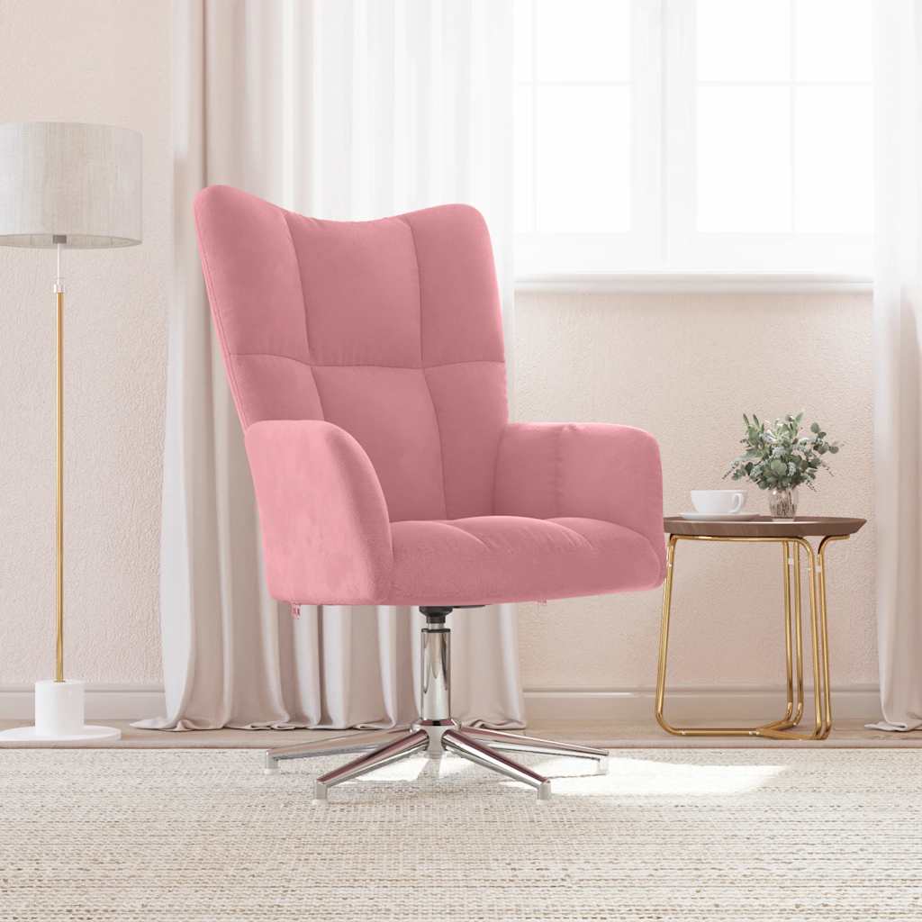 Relaxsessel Rosa Samt