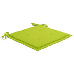 Klappbare Gartenstühle mit Kissen 6 Stk. Massivholz Teak