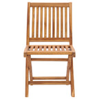 Klappbare Gartenstühle mit Kissen 8 Stk. Massivholz Teak