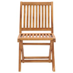 Klappbare Gartenstühle mit Kissen 8 Stk. Massivholz Teak