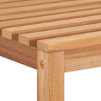 Gartenstühle 4 Stk. mit Kissen Massivholz Teak
